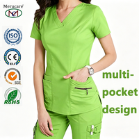 Dernier design d'uniformes d'infirmière pour femmes, ensemble de blouses médicales, pantalon cargo, tissu jersey, vente en gros d'ensembles d'uniformes médicaux
