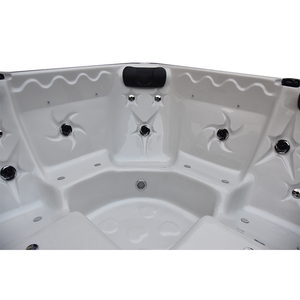 BIGEER BG-8819 Spa extérieur pour 5 personnes, 30 jets de massage, acrylique Aristech USA, isolation thermique Balboa, avec lumière LED à l'ozone - Product Image 5