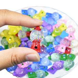 Adornos de Resina de Máquina de Dulces Miniatura Colorida Kawaii, Juguetes para Niños, Accesorios para Figuras de Casa de Muñecas - Product Image 1