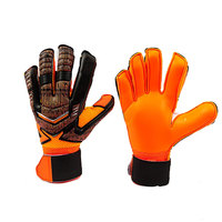 Sarung Tangan Kiper Sepak Bola Profesional Berkualitas Tinggi Ahira, Full Finger, Tali Pergelangan Tangan Dapat Disesuaikan, Desain Bernapas, Cengkeraman Super