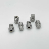 Taplink Conexiones de Abrazadera Tipo C de Acero Inoxidable SUS316L, Grado Sanitario, Acabado BA, 1500 psi, Roscas NPT/ZG/G, Mecanizado CNC 1
