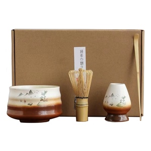 Kit de Ferramentas para Chá Matcha com Logotipo Personalizado, Batedor de Bambu, Acessório Tradicional para Cerimônia do Chá em Casa - Product Image 1