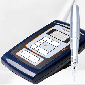 Kit de Máquina de Tatuaje Digital Rotativa Plateada para Microblading, para Artistas de Maquillaje Permanente de Cejas - Product Image 1