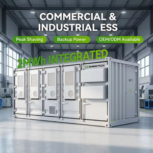 Système de Stockage d'Énergie (ESS) 1MW 2MWh, Module DC-DC, Photovoltaïque, Conteneur de Grande Échelle, Batterie, Générateur, EMS - Product Image 3