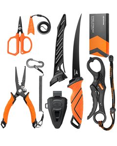 <span class=keywords><strong>Juego</strong></span> <span class=keywords><strong>de</strong></span> Herramientas <span class=keywords><strong>de</strong></span> Pesca, Alicates <span class=keywords><strong>de</strong></span> Pesca Resistentes a la Corrosión, Cuchillo para Filetear, Tijeras <span class=keywords><strong>de</strong></span> Pesca, Pinza para Pescado, Mandíbula Multifuncional - Product Image 1