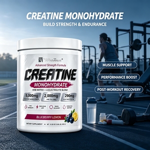 Wins Town OEM Creatina Monohidrato en Polvo 5000mg con Mezcla de Electrolitos HMB Sabor Arándano y Limón, Suplemento Dietético para Gimnasio y Deportes - Product Image 3