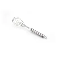 metal handheld manual egg beater coffee milk cooking tool stainless steel egg whisk / stainless steel whisk