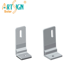 Support de montage de panneau solaire en forme de L <span class=keywords><strong>pour</strong></span> toit métallique en aluminium 6005-T5, support solaire réglable en forme de L <span class=keywords><strong>pour</strong></span> système de support photovoltaïque |   Art Sign - Product Image 2