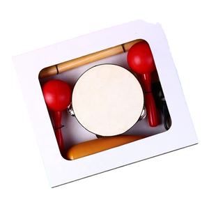 Mode populaire jouets de haute qualité Instrument de musique en bois Guiro ensemble d'instruments à percussion - Product Image 5