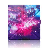 Casing AilesTecca UV Print Reader Anti Benturan Mewah Bahan Tpu Lunak dengan Penyangga Transformer, Pelindung Tablet Anti Debu untuk Boox Go 7