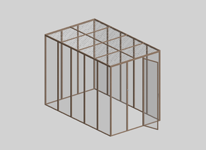 Satır köpek kulübesi kapalı açık büyük köpek kafesi Pet hastane yatılı merkezi köpek evi özelleştirilebilir boyutu - Product Image 6