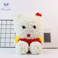 RichJewelry RJ-0628-1 Lampe Chaude Décorative en Plastique Motif Chat, Rose et Ours pour Anniversaire, Saint-Valentin, Tanabata, Noël