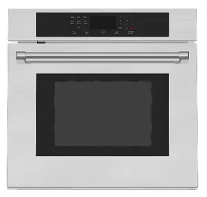 Amerika Dapur Rumah Stainless Steel Built-In Listrik Konveksi Broil Oven Dinding Tunggal dengan Rak Krom dan Rak Meluncur