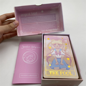 Carte dei Tarocchi Personalizzate con Bordo Dorato, Mazzo di Tarocchi Personalizzato con Guida e Scatola Rigida, Design di Lusso per Collezione di Letture Mistiche - Product Image 5