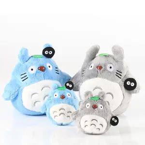 جودة عالية جارتي Totoro الأزرق و الرمادي لطيف الأسنان لوتس أنيمي توتورو أفخم خرقة للأطفال هدية عيد ميلاد مخلب آلة خرقة