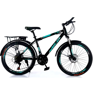 <span class=keywords><strong>Bicicleta</strong></span> de Montaña para Hombre de 26/<span class=keywords><strong>29</strong></span> Pulgadas con 21 Velocidades, Marco de Acero de Alto Carbono, Freno de Disco y <span class=keywords><strong>Doble</strong></span> Suspensión, Incluye Portaequipajes - Product Image 4