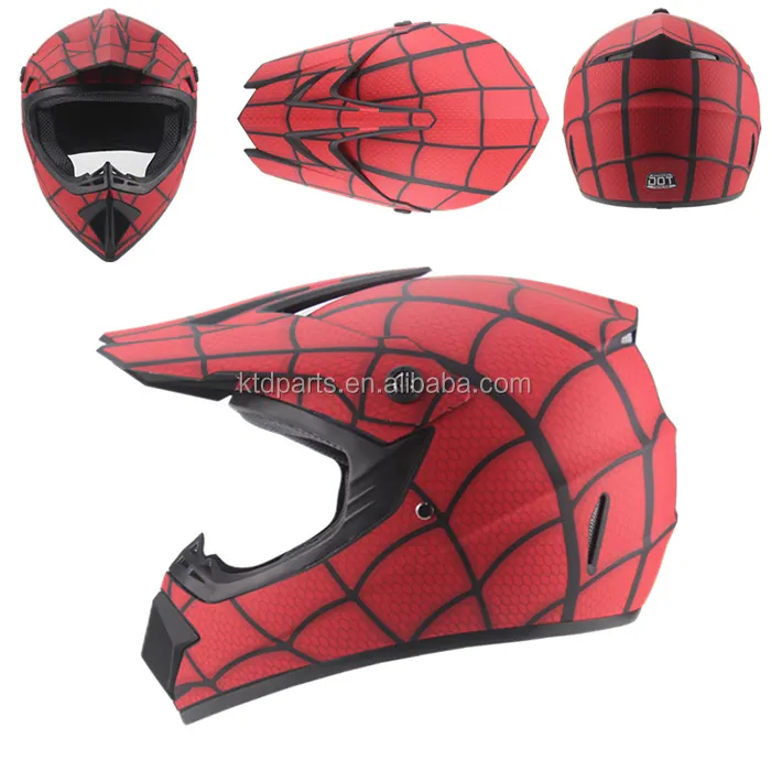 Darpèje Spiderman multicolor casco Set de 2 protecciones