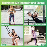 Bande de Résistance en Latex Naturel Unique pour Traction, Épaisseur 4,5 mm, Élastique, pour Équipement de Gymnastique à Domicile, Entraînement de Force et Physique