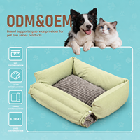 Lit pour chien en mousse à mémoire de forme personnalisé avec housse amovible et lavable pour les importateurs, grossistes, détaillants et acheteurs en gros de marques d'articles pour animaux de compagnie