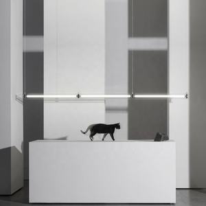 <span class=keywords><strong>Luminaire</strong></span> à suspension longue de conception moderne <span class=keywords><strong>pour</strong></span> îlot de <span class=keywords><strong>cuisine</strong></span> café bar table à manger suspension suspendue - Product Image 3