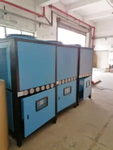 15HP 50kw không khí công nghiệp làm mát bằng máy làm lạnh nước ngoài trời chống thấm máy làm lạnh cho máy ép phun