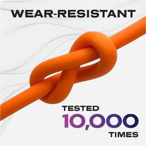 Câble de données à charge rapide en alliage super zinc 6A, applicable aux appareils Samsung pour iPhone, en silicone liquide/TPE - Product Image 2