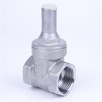 Vanne de verrouillage magnétique en acier inoxydable 304 Z15W-16P, Vanne de verrouillage antivol pour compteur d'eau à filetage femelle