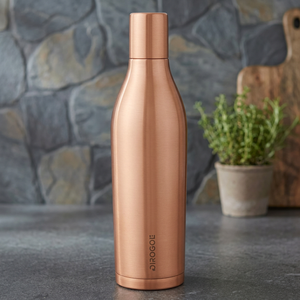 Bouteille isotherme en cuivre, design minimaliste, gourde portable de voyage - Product Image 2