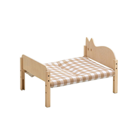 Lit pour animaux de compagnie en bois toutes saisons confortable de haute qualité à plusieurs niveaux pour chien chat