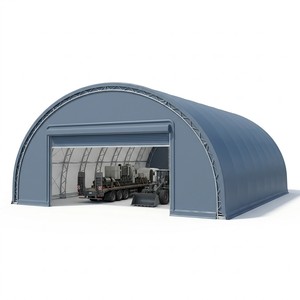 Abri en tissu conforme aux normes, avec <span class=keywords><strong>permis</strong></span> de structure locale, en PVC anti-UV, pour bateaux, marinas, garages, camping-cars, entrepôts, 10 unités en acier galvanisé - Product Image 1