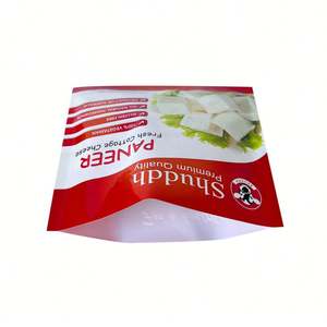 Sellado térmico 3 sellado lateral bolsita de embalaje de plástico plano bolsa de embalaje de alimentos congelados con impresión personalizada - Product Image 3