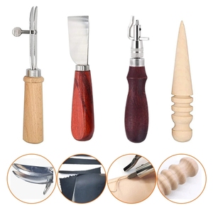 18pcs Professional <strong>Leather</strong> <strong>Sewing</strong> Tools <strong>Kit</strong> Includes Punch Saddle Groover Carving Stitching Accessories for Carving <strong>Sewing</strong> - Product Image 2