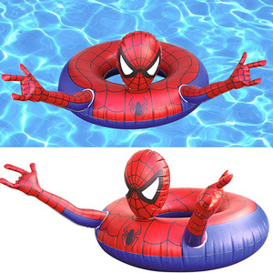 Spider-Man Inflatable Swimming Ring 100cm Kids Pool Float Water Toy For Children Outdoor Fun - Product Image 4