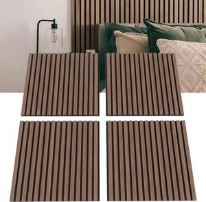 Moderna striscia <span class=keywords><strong>di</strong></span> <span class=keywords><strong>legno</strong></span> in fibra <span class=keywords><strong>di</strong></span> poliestere Akustikpaneele ritardante <span class=keywords><strong>di</strong></span> fiamma pannello a parete concava-convessa <span class=keywords><strong>per</strong></span> TV sfondo da parete - Product Image 5