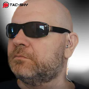 दूरस्थ स्पीकर माइक्रोफोन के लिए TAC-SKY सामरिक संचार 3.5 मिमी प्लग मिनी निगरानी पुलिस इयरपीस - Product Image 4