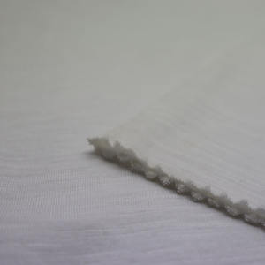 Tissu en jersey modal de coton organique 150 Gsm léger et flammé de poids moyen pour chemises et vêtements - Product Image 2