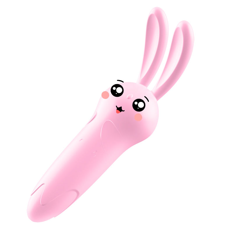 Lapin sautant oeuf rose
