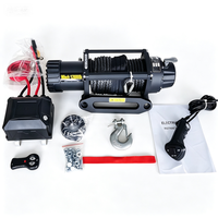 Cabrestante Eléctrico para Vehículos Todoterreno 4x4, 12V 24V, con Cable de Acero y Nylon, Control Remoto, Venta al por Mayor