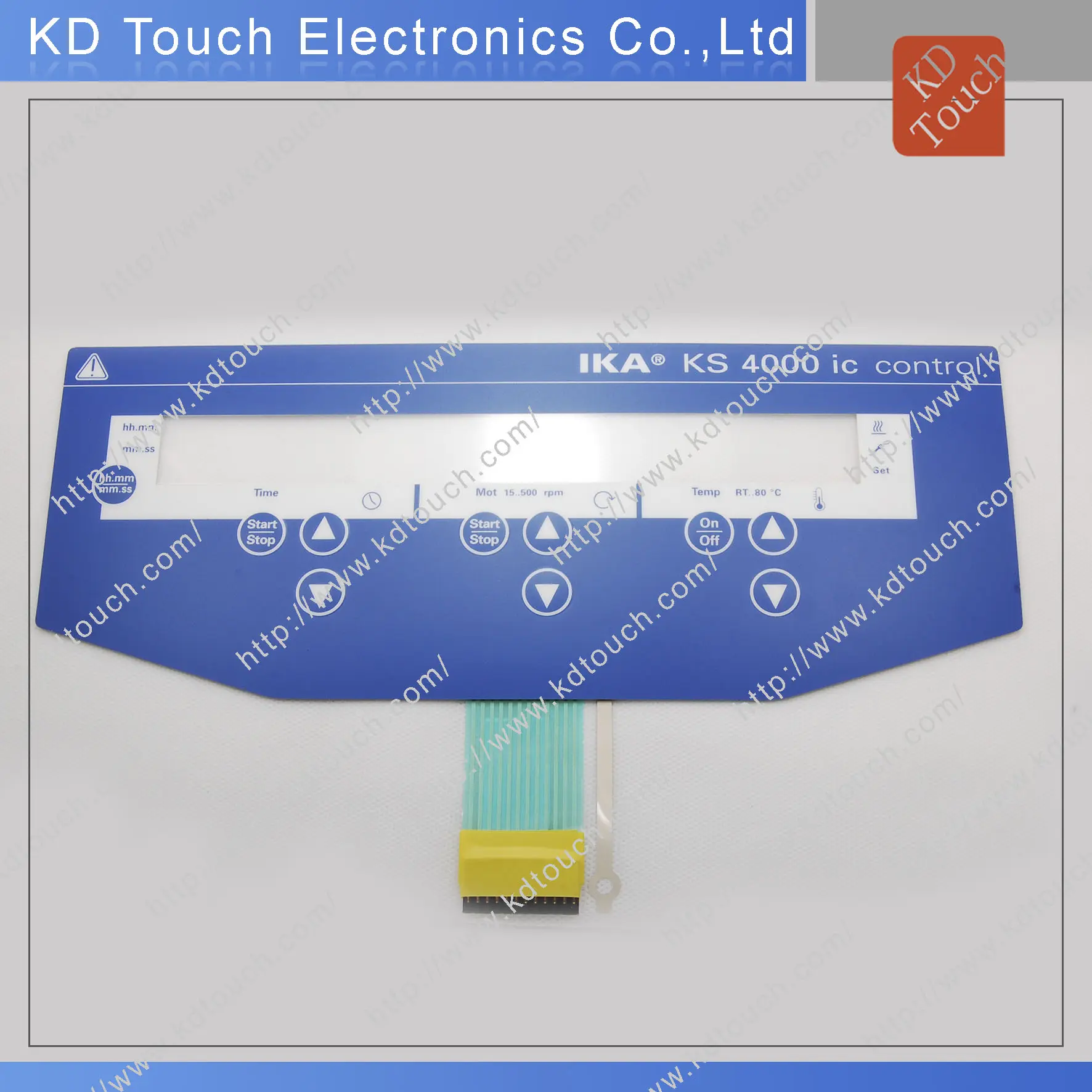 Keyboard membran bentuk Trapezoid dengan kecepatan IP47 tahan air dan kinerja tahan debu