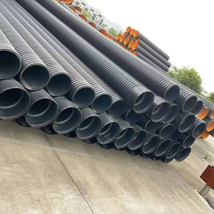 Tubería Corrugada de Doble Pared de <span class=keywords><strong>HDPE</strong></span> Subterránea de Gran Diámetro, Flexible y de Alta Presión, Personalizada - Product Image 1