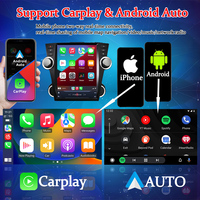 Radio Estéreo para Toyota Highlander con GPS Integrado, CarPlay, Mirror Link, WiFi, Reproductor MP3, Audio de Alta Resolución, DSP, CD, Pantalla Dividida para el Tablero