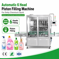 Machine de remplissage automatique à 6 pistons ZXSMART pour produits chimiques quotidiens, shampoing, lessive, liquide vaisselle