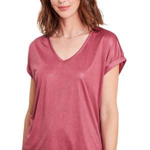 Camisetas de Verano 2025 para Mujer, Cuello Redondo, Crepé, Estampado por Sublimación, Cuadros, Manga Corta, Felpa, Regular, Casual, Ecológicas, de Secado Rápido - Product Image 5