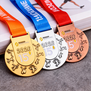 Médailles personnalisées en or, argent et cuivre pour le hockey sur gazon, le football, les sports, la musique, le ballet et la danse - Trophées en métal de qualité, récompenses, cadeaux de collection - Product Image 1