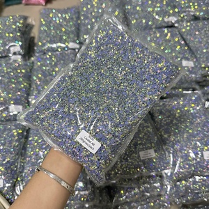 Ingrosso Strass Rotondi SS6 SS10 SS16 SS20 con Strass Termoadesivi di Cristallo AB Sfusi in Vetro con Retro Piatto <span class=keywords><strong>per</strong></span> Abbigliamento - Product Image 1
