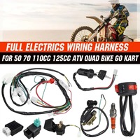 Kit de câblage CDI en cuivre avec protection IP67 pour Dirt Bike, Scooter, VTT, Quad, 50cc, 70cc, 90cc, 110cc, 125cc, pour montage électrique
