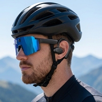 Gafas Inteligentes Deportivas para Exteriores M14 con Carga, Asistente de IA, Llamadas Telefónicas, Reproductor de Música, Video 1080P, Control Táctil, Resistentes al Agua IPX-4, Activas