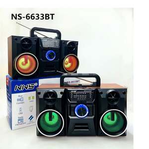 <span class=keywords><strong>Precio</strong></span> al por mayor Boombox recargable de Supergraves con radio Fm mejorada de menta de con altavoces Led, perfecto para el hogar y el exterior - Product Image 3