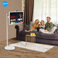 Écran de projection 27 32 pouces Écran tactile portable Rotation à 360 degrés Led Wifi Android Smart tv Moniteur de télévision pour réunion