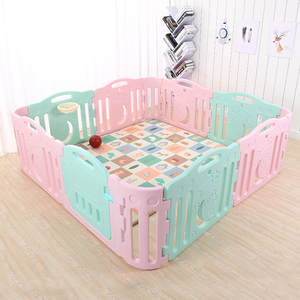 Réglable d'intérieur Portable En Plastique Pliable de Sécurité Bébé Parc Clôture avec <span class=keywords><strong>Porte</strong></span> - Product Image 2